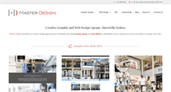 Desktop Screenshot of masterdesign.com.au
